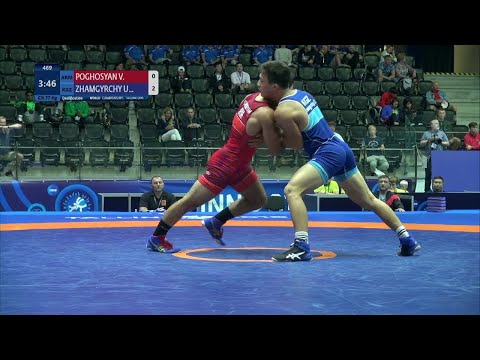 Qual. GR - 77 kg: V. POGHOSYAN (ARM) v. A. ZHAMGYRCHY U (KGZ)