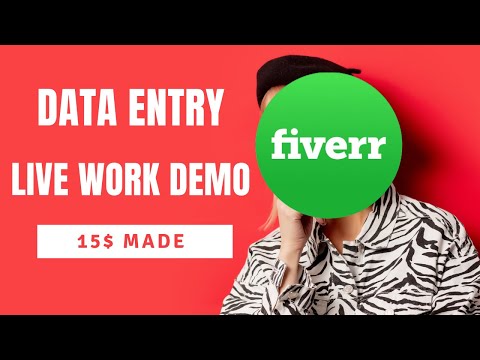 Virtual Assistant Data Entry work demo for beginners on Fiverr | Upwork with practice file