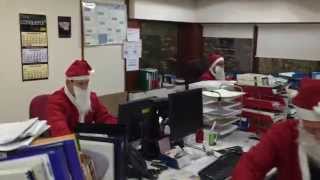 preview picture of video 'Woking Hospice Santa Fun Press Call'