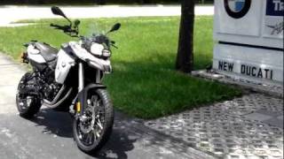 preview picture of video '2011 BMW F800GS White Euro Cycles of Tampa Bay'