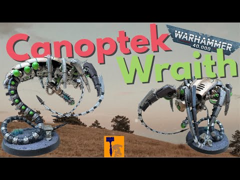 Total beginner builds a Canopek Wraith | Warhammer 40k Necron Minature Model