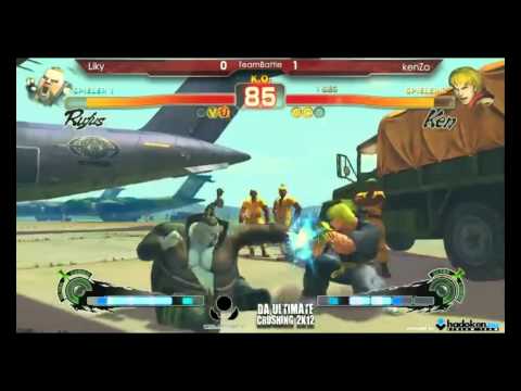 Ryan Hart [Sagat], Liky [Rufus] vs. KenZo [Ken], Tokido [Akuma]