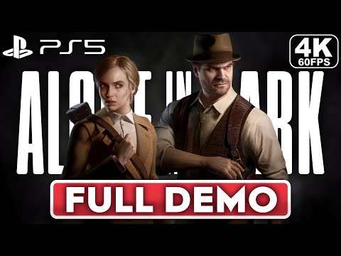 ALONE IN THE DARK PS5 Walkthrough Gameplay Part 1 FULL DEMO [4K 60FPS] - No Commentary