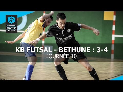 J10 : KB Futsal - Bethune (3-4), le résumé