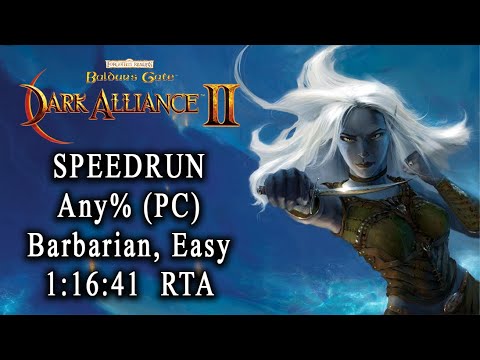 Baldur's Gate: Dark Alliance 2 Speedrun Any% (1:16:41 RTA) [PC]