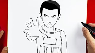 How to Draw Eleven - Stranger Things 4