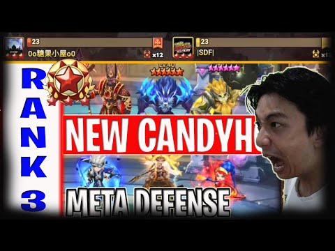 [RANK 3] Hitting NEW META Siege Battle Defense FROM CANDYHOUSE AND SDF - Summoners War