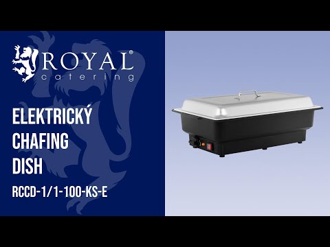 Video - Elektrický chafing dish - 900 W - GN nádoba 1/1 – 100 mm