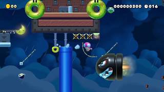 Night-Time at Airship (20s) by Nexus [Super Mario Maker 2]