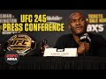 Kamaru Usman, Colby Covington trade verbal jabs at UFC 245 press conference | ESPN MMA