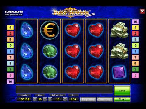 Just jewels Deluxe videoslot gameplay video GlobalSlots Casino