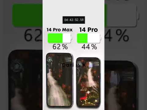 iPhone 14 Pro Max vs. iPhone 14 Pro Akkutest 🔋Abonnieren für mehr ✌🏼
