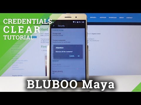 How to Erase Certificates and Licenses in BLUBOO Maya - Clear Credentials