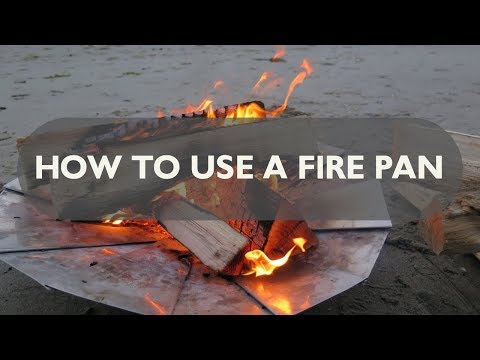 How to use a fire pan: Leave no trace skills series