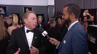 Sir Andrew Lloyd Webber interview on the Red Carpet | Red Carpet | 60th GRAMMYs