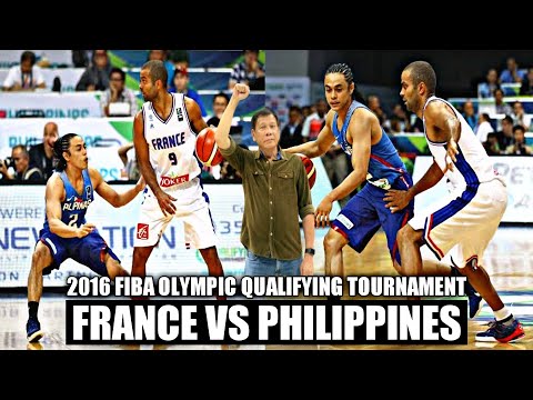 France vs Gilas Pilipinas Full Game Highlights 2016 FIBA Olympic Qualifying Tournament