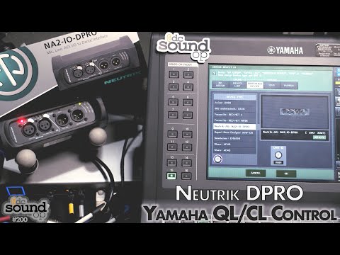 Yamaha CL/QL v5.6 Neutrik DPRO Dante Interface Control - 200th Video 🥳