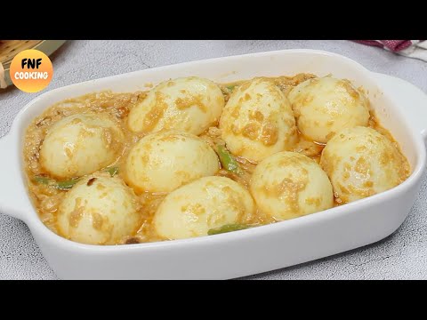 রাজকীয় স্বাদে সবচেয়ে সহজ ডিমের কোরমা | Dimer Korma Recipe | Shahi Dimer Korma | Egg Korma bangla