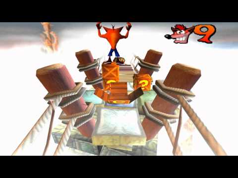 Crash Bandicoot 100% Walkthrough HD - Part 20: The High Road