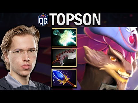 OG.TOPSON PANGOLIER WITH AGHANIMS SHARD & SCEPTER - DOTA 2 7.29 GAMEPLAY