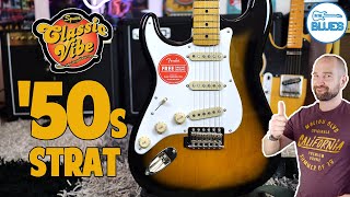 Video thumbnail for Squier Classic Vibe 50s Stratocaster Re-Review! by intheblues