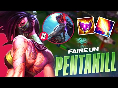 FAIRE UN PENTAKILL ET STOMP LA GAME - Akali vs Yone I MASTER