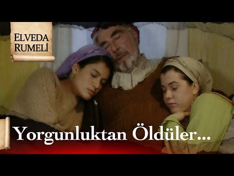 Ramiz ağa ve kızları yorgunluktan uyuya kaldı - Elveda Rumeli 29. Bölüm