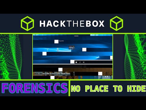 No Place To Hide [easy]: HackTheBox Forensics Challenge (RDP bitmap caching)