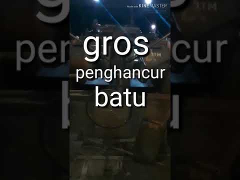 Alat unyuk menghancur kan batu timah Geros dan meja goyang