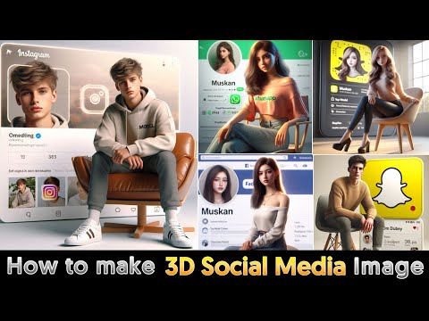How To Create 3D Ai Social Media Boy Image | Trending Social Media Profile Name Photo Editing