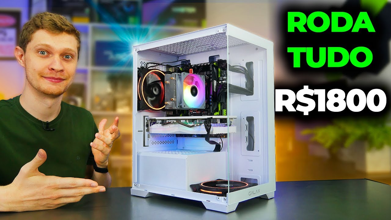 R$1800 GAMING PC TO RUN EVERYTHING IN 2024! ASSEMBLY AND TESTING (2025)