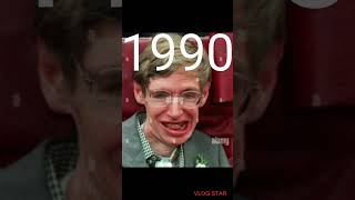 Stephen Hawking over the years 1946-2018 evolution #shorts