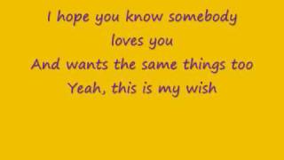 Rascal Flatts My Wish Lyrics