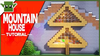 Minecraft Mountain House | Building Tutorial (Starter Base)