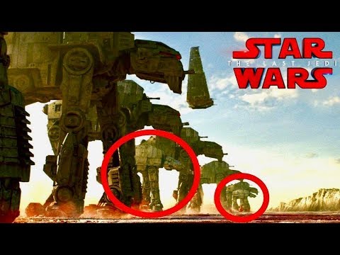 Are These Imperial AT-ATs or New First Order Walker Models? - Invasion of Crait Explained