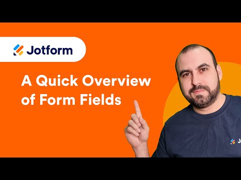A quick overview of form fields