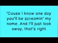 Glee - Loser Like Me [Lyrics On Screen] 