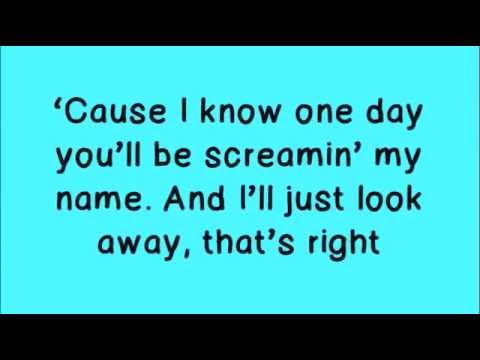 Glee - Loser Like Me [Lyrics On Screen]