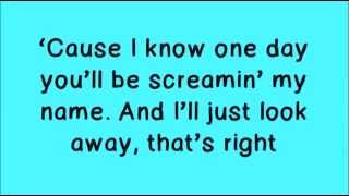 Glee - Loser Like Me [Lyrics On Screen]