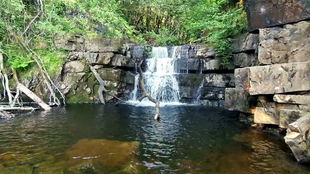 Summerhill Force Waterfall Bowlees ASMR ambience
