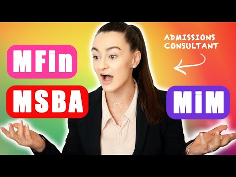 Master’s Showdown: MFin vs. MSBA vs. MiM (Finance, Analytics, Management)—Find Your Perfect Fit!