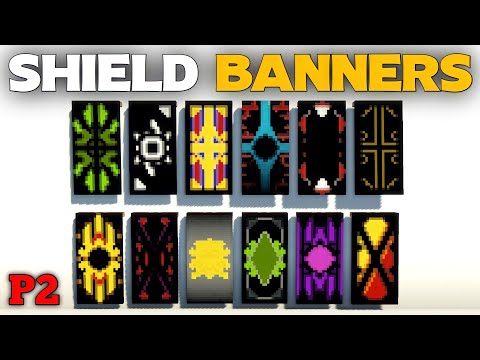 TadCreeper - Minecraft : Shield Banners Design Tutorial | Part 2 | TadCreeper