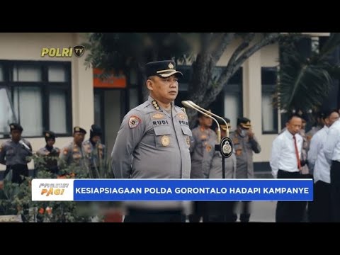 POLDA GORONTALO TINGKATKAN KESIAPSIAGAAN TAHAPAN KAMPANYE