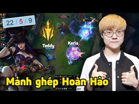 T1 Keria mảnh ghép hoàn hảo cho Teddy, phối hợp nhịp nhàng hủy diệt hoàn toàn đối thủ