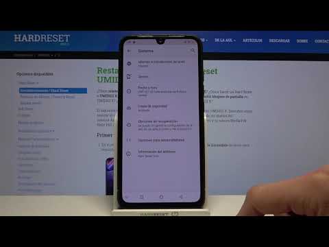 Cómo activar opciones de desarrollador en UMIDIGI X - opciones ocultas