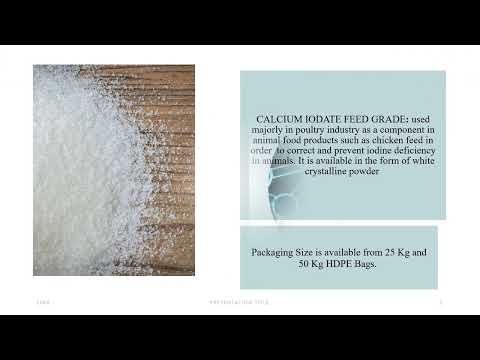 Calcium Iodate Feed Grade