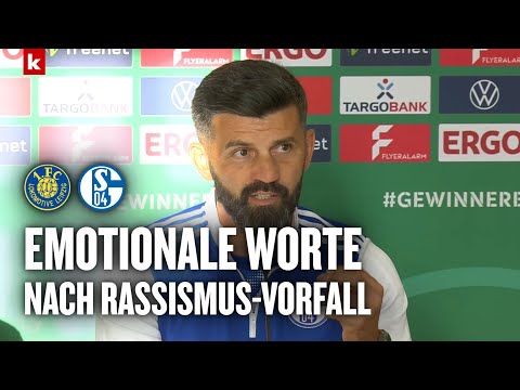 "Da kotze ich mich an": Emotionales Statement von Schalke-Coach Muslic | Lok Leipzig - Schalke