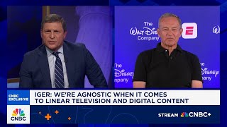 Disney CEO Bob Iger: AI will, over time, become an important component of how our company operates