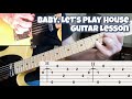 Rockabilly Guitar Lesson! Baby Let's Play House (with tabs)