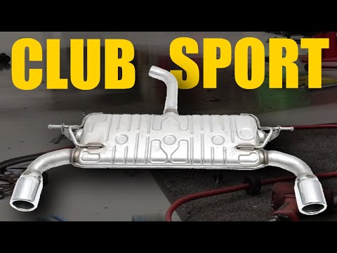 Clubsport GTI Muffler, the Best OEM MK7 Exhaust Option | In The Shop
